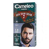 CAMELEO MEN Крем-фарба для волосся, бороди, вусів тон 1.0 Чорна