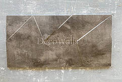 Гіпсові 3D-панель Rock (Скала Велика) з ламінованим покриттям під бетон DecoWallsTM