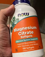 Магній цитрат NOW Magnesium Citrate 180 капсул