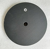Диск 20 кг для штанги (сталь пофарбована, чорний), діаметр 26, 31, 51 мм