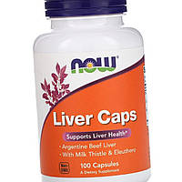Детокс і підтримка печінки NOW Liver Caps 100 капсул