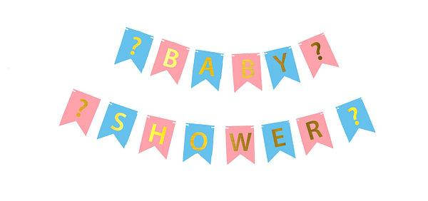 Прапорці паперові BABY SHOWER | Різнобарвний, фото 1