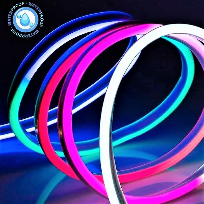 Гібкий світлодіодний NEO LED RGB 220V 12x15м IP65