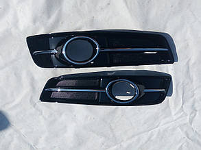 Решітки протитуманок Audi A3 08-11 стиль S-line, S3