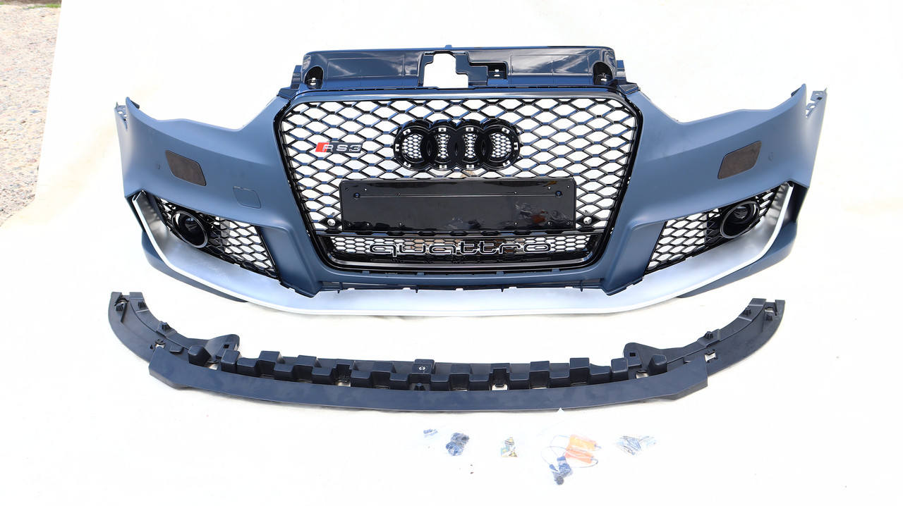 Передний бампер RS3 Audi A3 2012+ (hatchback)