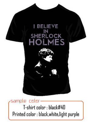 Футболка I believe in Sherlock Holmes, фото 1