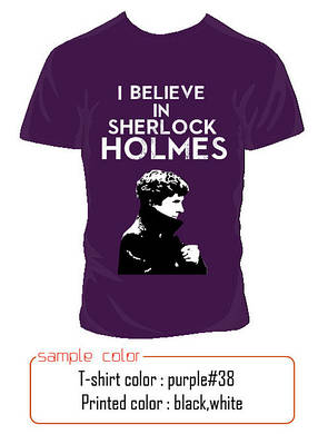 Футболка I believe in Sherlock Holmes, фото 3