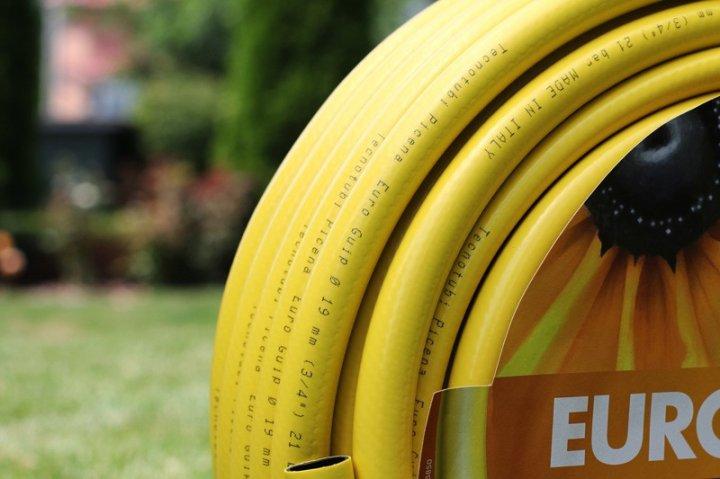 Шланг поливальний, садовий TECNOTUBI Euro GUIP YELLOW 16 мм (5/8"), 50м