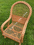 Крісло з лози «Ромб», фото 2