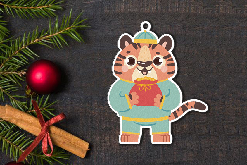 Ялинкові іграшки з печаткою, фото 1