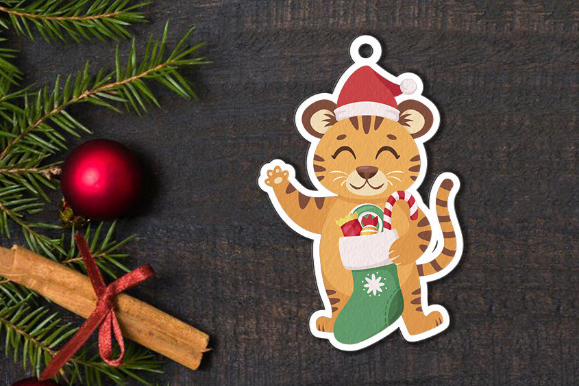 Ялинкові іграшки з печаткою, фото 1