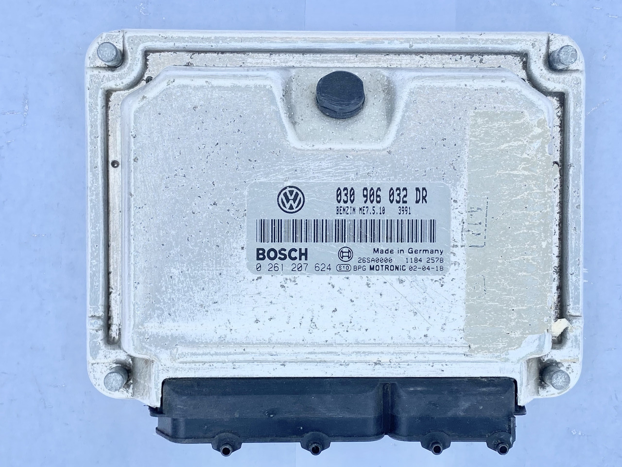 Блок керування двигуна vw audi seat 1.0 030906032DR / 030906032dr / 030 906 032 dr benzin 0261207624, фото 1