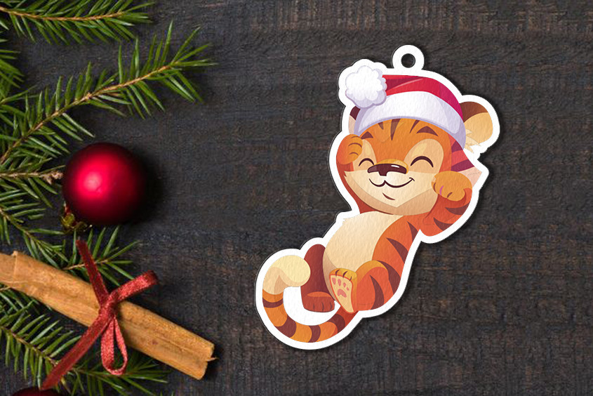 Ялинкові іграшки з печаткою, фото 1