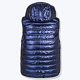 Жилет з підігрівом чоловіча жіноча жилетка з капюшоном з USB підігрівом Shine Синій (Ж-синий) S, фото 6