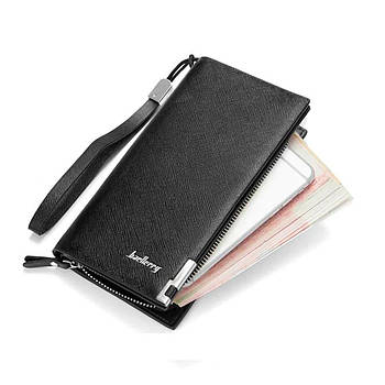 Стильний чоловічий гаманець Baellerry Classic (19,5 х 10 х 2,5 см) / Чоловіче портмоне