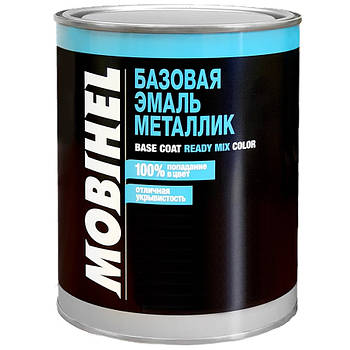 640 Срібляста Авто фарба металік Mobihel 1л