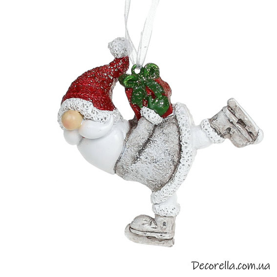 Підвіска "Дід Мороз з подарунком", фото 1
