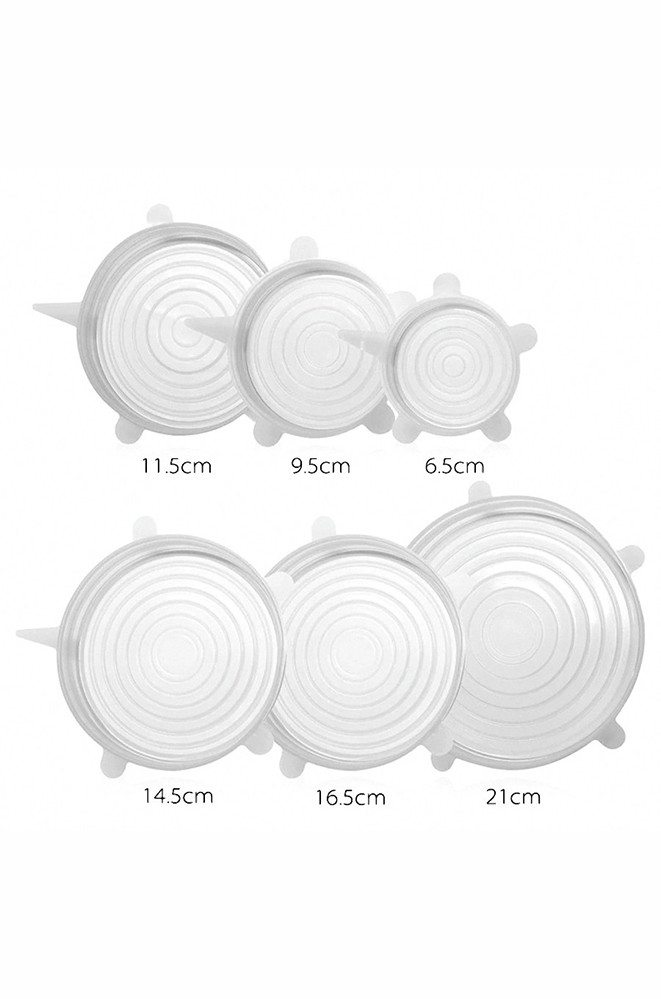 Сіліконові універсальні кришки Super stretch silicone lids 132699P, фото 1