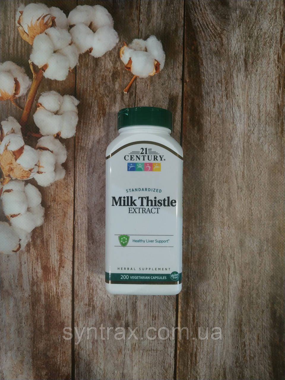 21st Century Milk Thistle 200 veg caps , розторопша силимарин