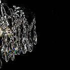 Класична кришталева люстра на 4 лампи хромована VL-L8640/4 (CR), фото 2