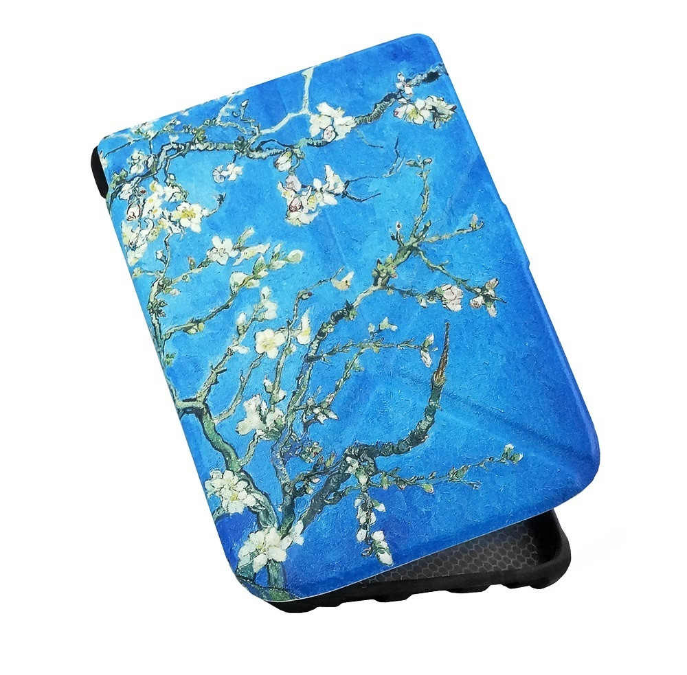 Обкладинка PocketBook 628 Origami з малюнком Квітучі Гілки Мигдалю - чохол для електронної книги