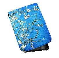 Обкладинка PocketBook 628 Origami з малюнком Квітучі Гілки Мигдалю - чохол для електронної книги