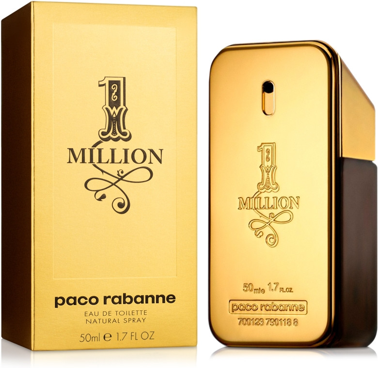 Paco Rabanne 1 Million Туалетна вода чоловіча, 50 мл, фото 1