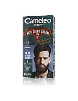 CAMELEO MEN Крем-краска для мужчин для волос, бороды, усов тон 4.0 Коричневая