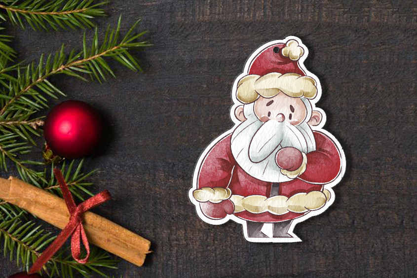 Ялинкові іграшки з печаткою, фото 1