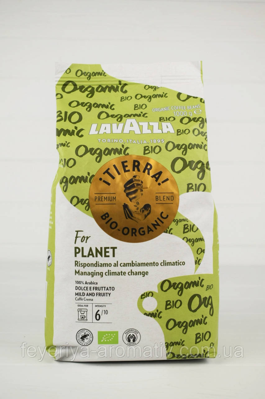Кава в зернах Lavazza Tierra Bio Organic 1кг (Італія)
