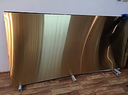 Сатин під золото, послуга нанесення покриття на неіржавку сталь 1,0*2,0 м товщина 0.8 мм