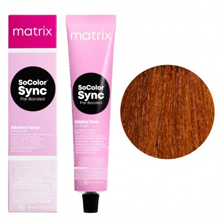 Крем-фарба без аміаку Matrix Color Sync №7CC+ Блондин Глибокий Мідний 90 мл