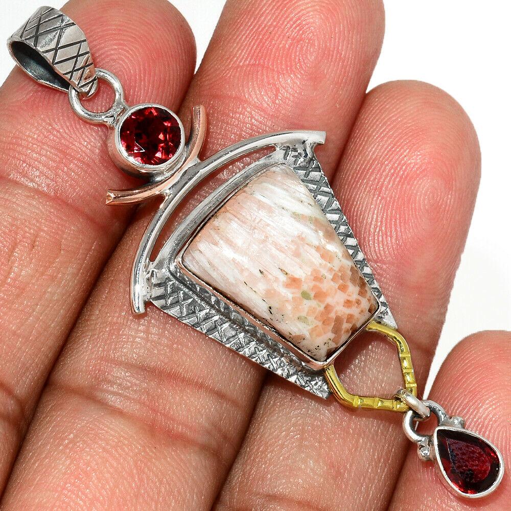 Скоцит срібний кулон, 1704КЛС