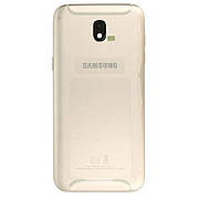 Кришка Samsung J730 Gold J7 2017 (SM-J730) сервісний оригінал з розбірки (з потертостями)