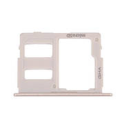 Слот тримач Сім-карти та SD картки Samsung J730 J7 2017 Gold сервісний оригінал з розбірки