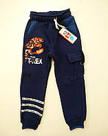 Детские теплые (флис) спортивные штаны для мальчика размер 110,116 на 5,6 лет Турция ЗАМЕРЫ В ОПИСАНИИ