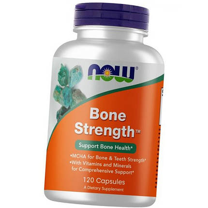 Вітаміни для кісток, зубів і суглобів NOW Bone Strenght 120 капсул, фото 3