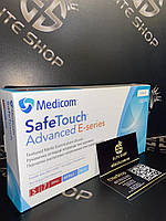 Сині нітрилові рукавички Medicom Safe Touch без пудри, краща якість за доступною ціною! 100 шт упаковка