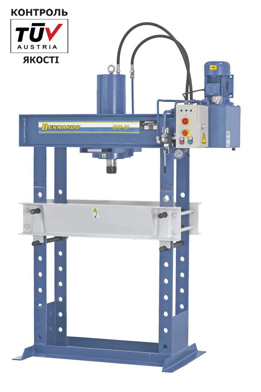 BHP 80 ПРЕС ЕЛЕКТРО ГІДРАВЛІЧНИЙ З РУХОМИМ ЦИЛІНДРОМ Bernardo