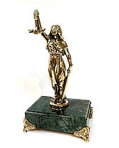 Бронзова статуетка Феміди, богині правосуддя - ексклюзивний подарунок, фото 2