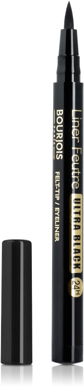 Підводка-фломастер для очей Bourjois Liner Feutre Slim, 0.8 мл, №17 Ультра-Чорна, фото 1