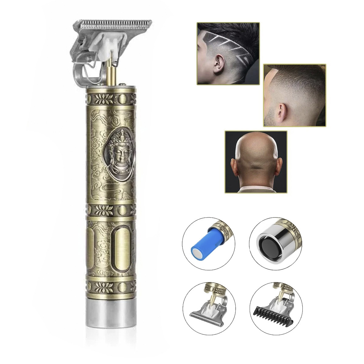 Машинка для стрижки волосся Professional Hair Clipper WS-T99 трімер для бороди | окантовочная машинка, фото 1