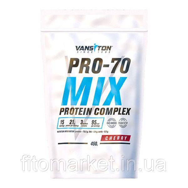 Протеїн Про 70 450г Вишня ТМ Ванситон / Vansiton