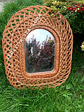 Дзеркало велике з лози «Коса», фото 3