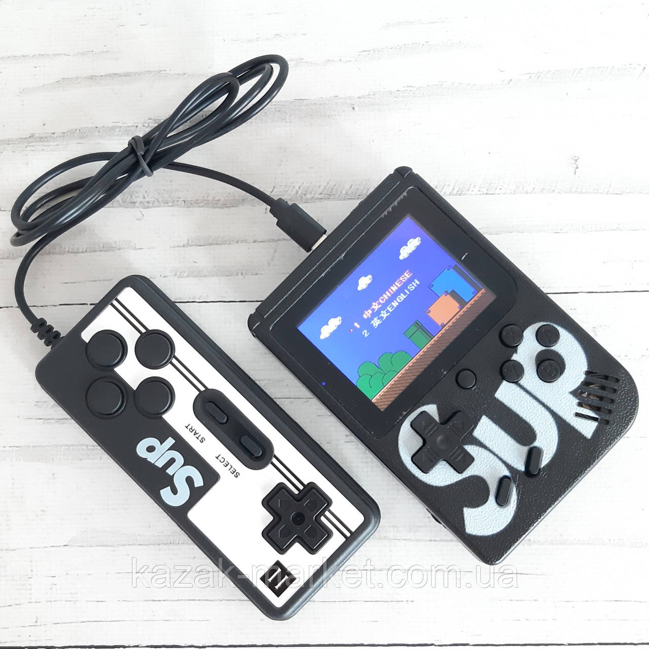 Портативная игровая ретро приставка консоль Game Box Sup с джойстиком для 2-х игроков 8 Бит Денди - фото 1 - id-p1174274677