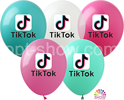 Повітряні кулі "Tik-Tok" 12"(30 см) пастель асорті В упак: 100шт ТМ Арт «SHOW»