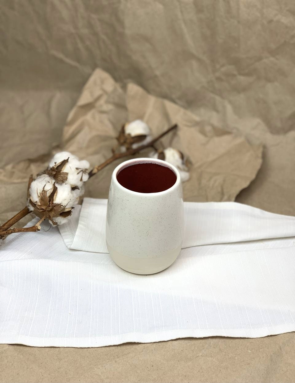 Тамблер 370 мл, «Капучино red»