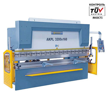 AKPL 3200 x 200 ГІДРАВЛІЧНИЙ ЛИСТОЗГИНАЛЬНИЙ ПРЕС з УЦІ і системою антипрогиба | Кромкогиб Bernardo, фото 1