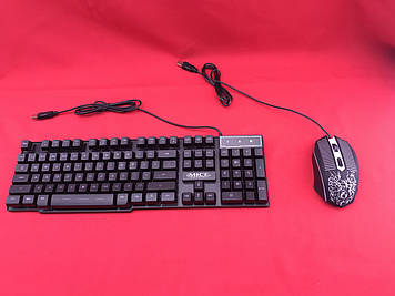 Игровая клавиатура и мышка комплект iMICE KM-680 с подсветкой 1600 DPI