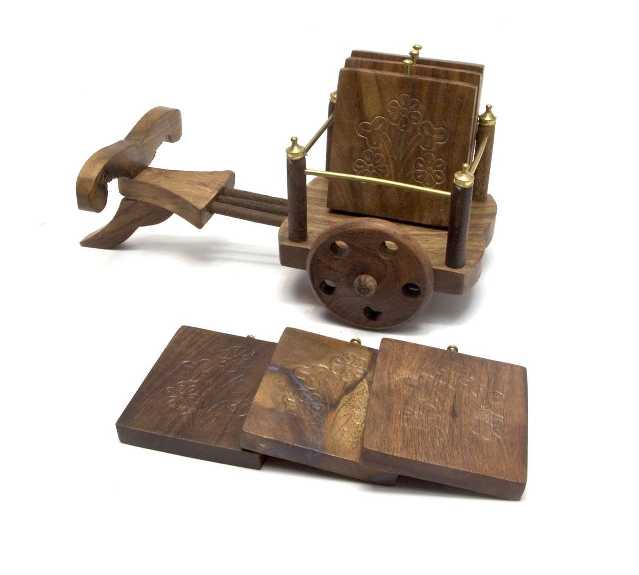 Підсклянник "Тельга" рожеве дерево (25х11,5х10,5 см), фото 1